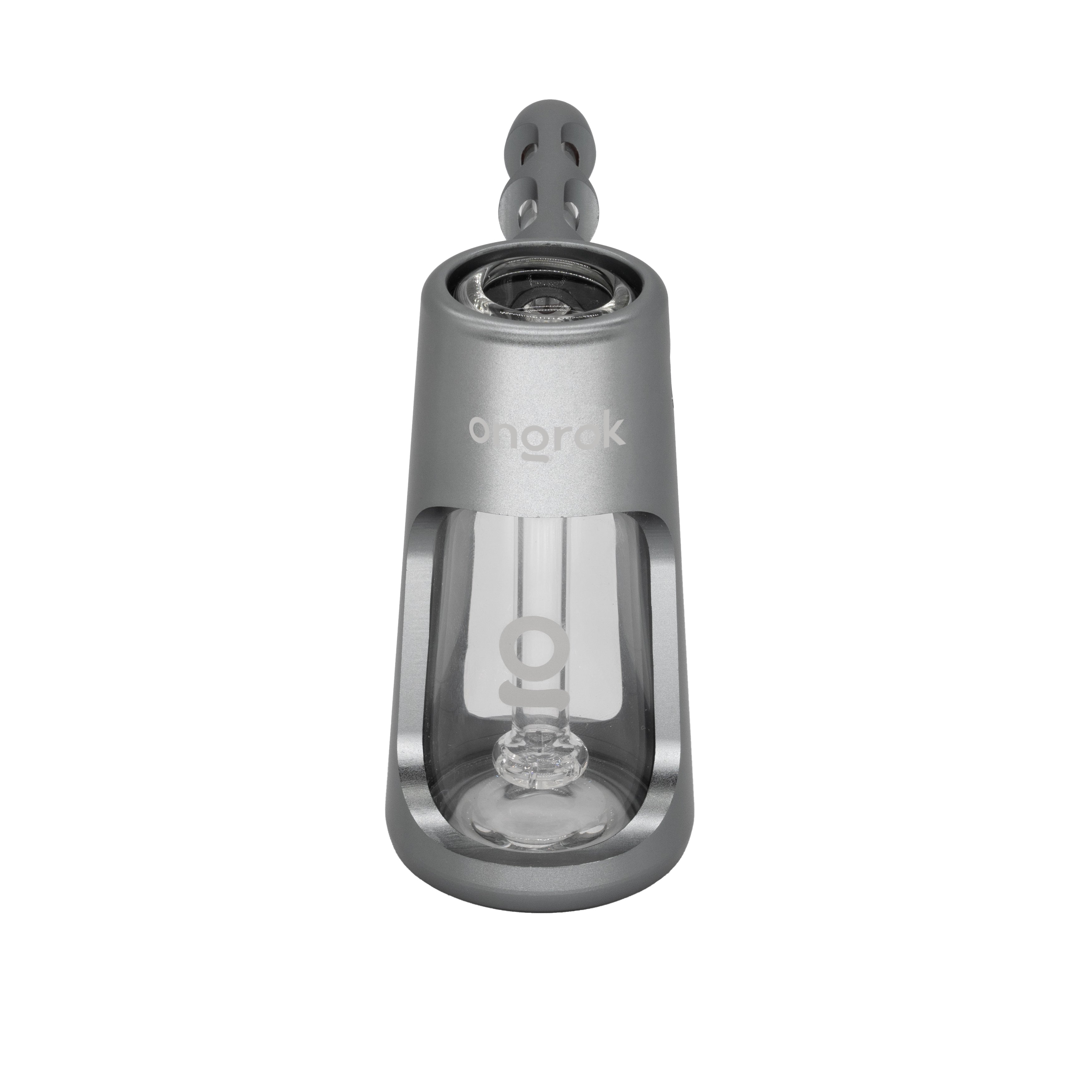 ONGROK Portable Glass Aluminum Bubbler Pipe