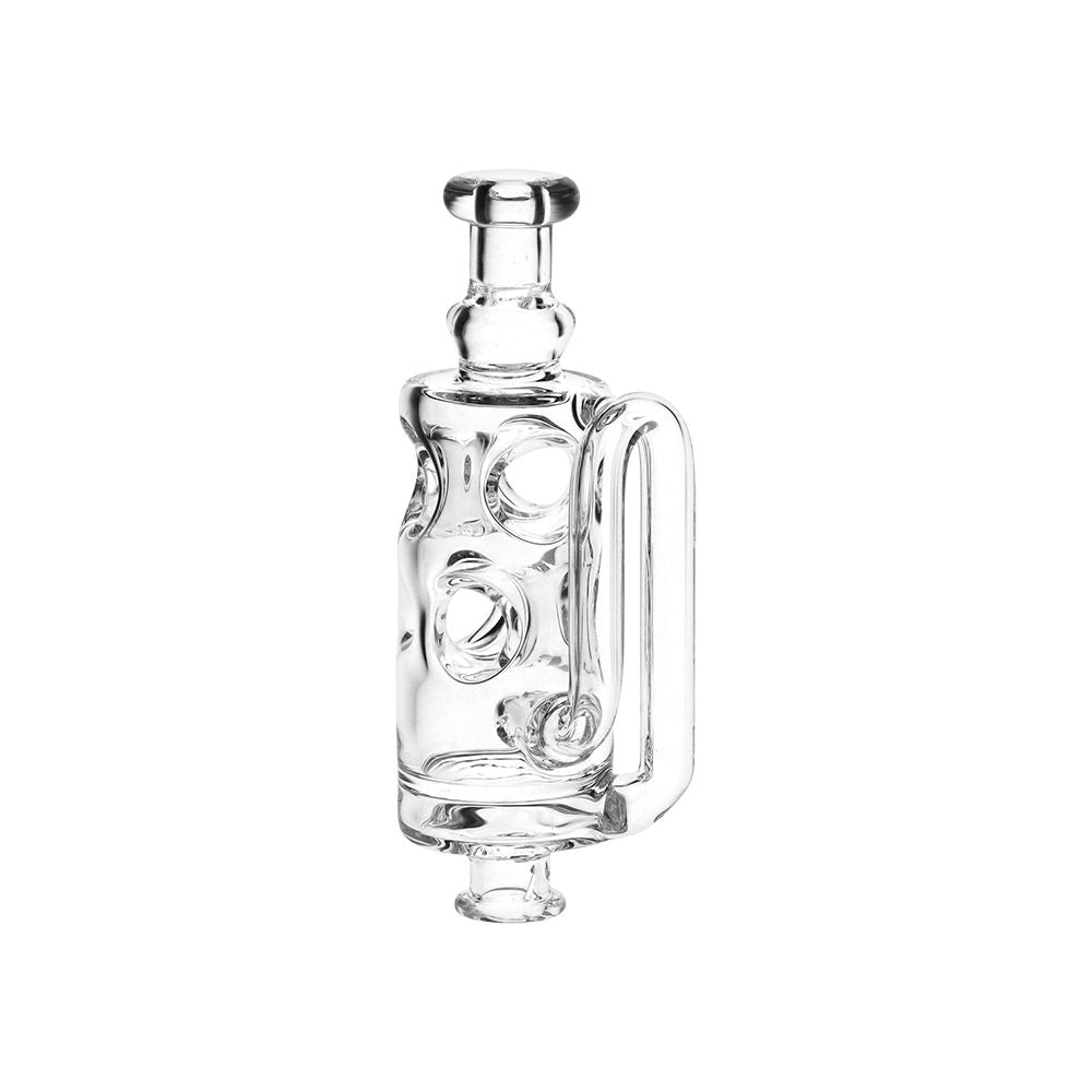 Pulsar Incycler Bubbler Glass Mouthpiece Attachment for Puffco Pivot - 4.3" / Clear