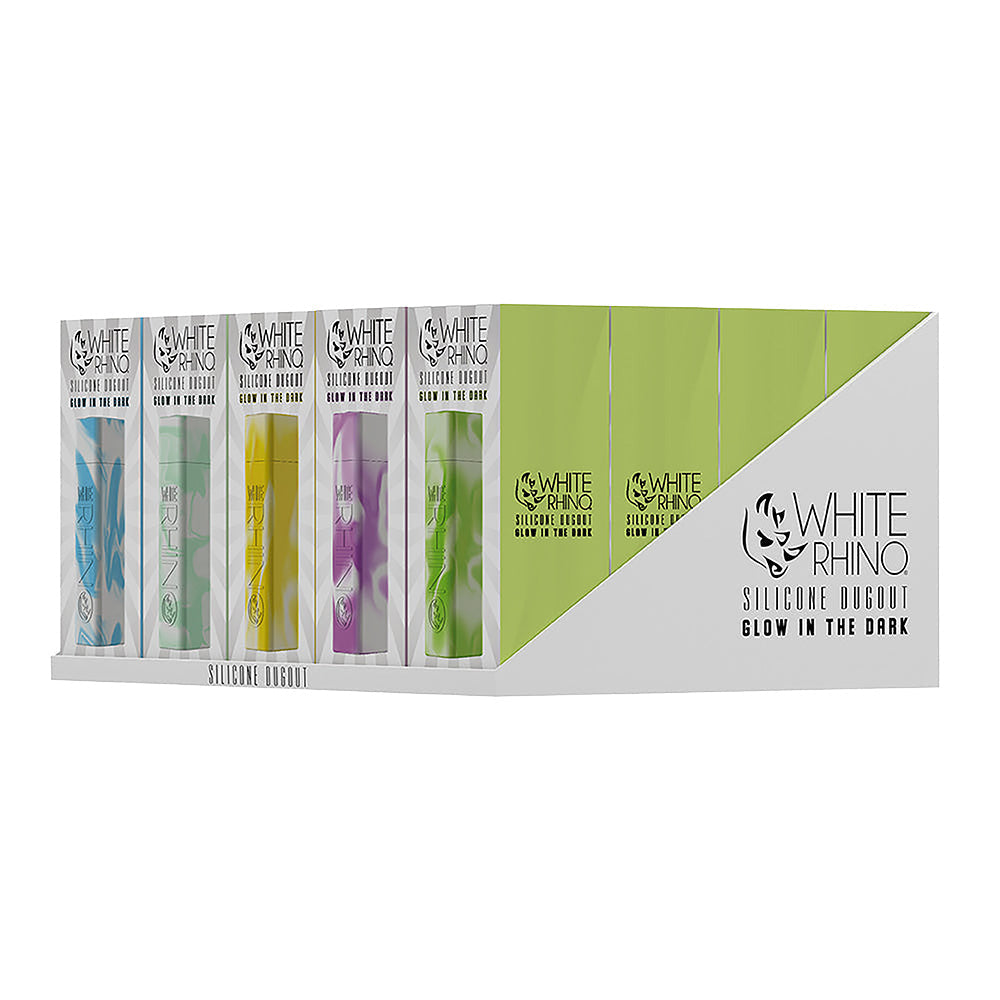 White Rhino Silicone Dugout - 3.25" - 20PC