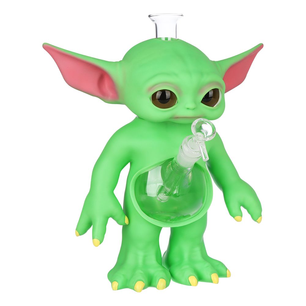 Baby Alien Glass & Vinyl Water Pipe - 11.5" / 14mm F