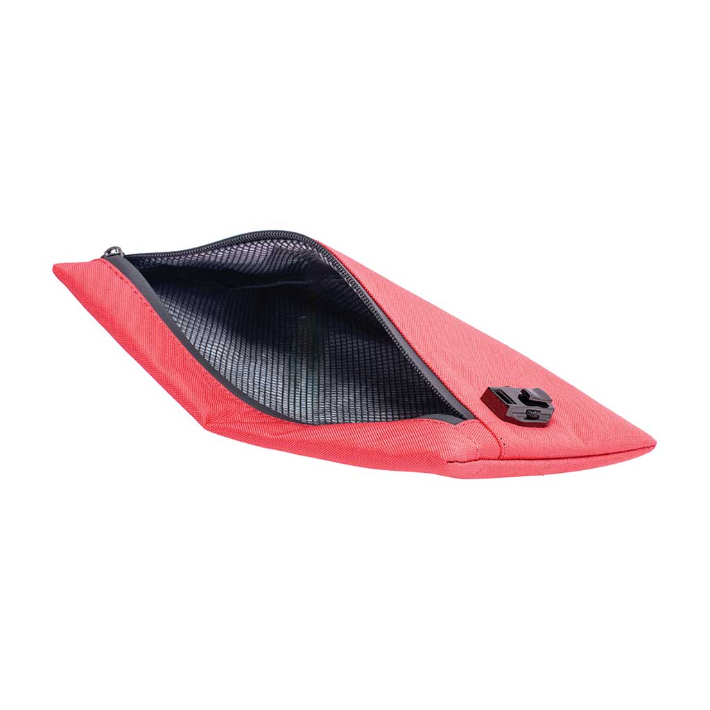 11IN X 6IN SMELLPROOF POUCH - LIVING CORAL PINK