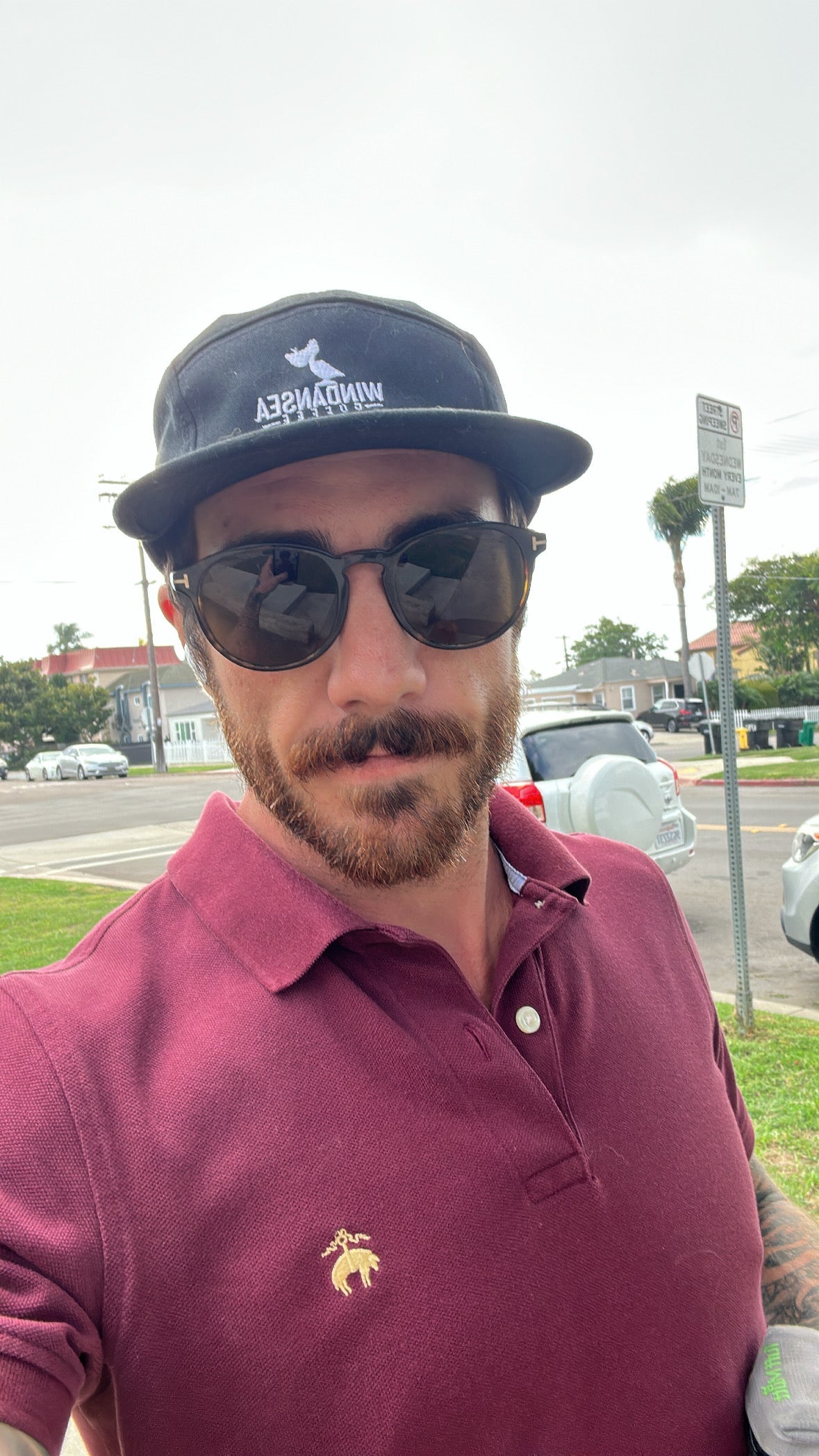 Embroidered Windansea 5-Panel Cap