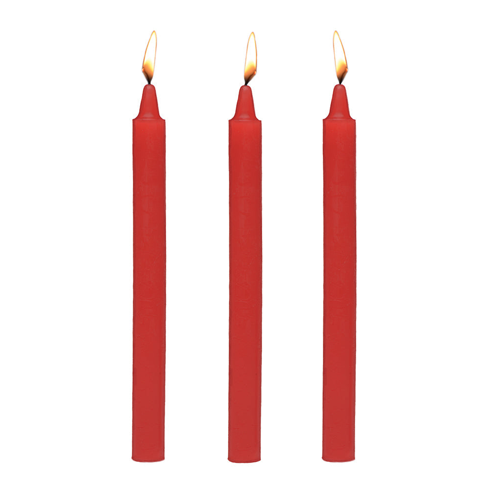 Master Series Fire Sticks Fetish Drip Candles 3-Piece Set