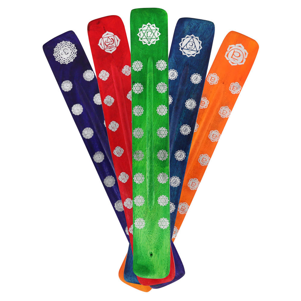 Incense Burners - 10" / Chakra Colors - 7PC SET