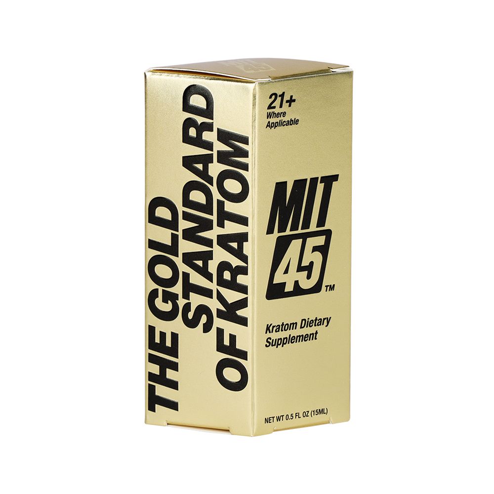 12CT DISPLAY - MIT45 Gold Liquid Kratom Shot - 125mg / 15ml