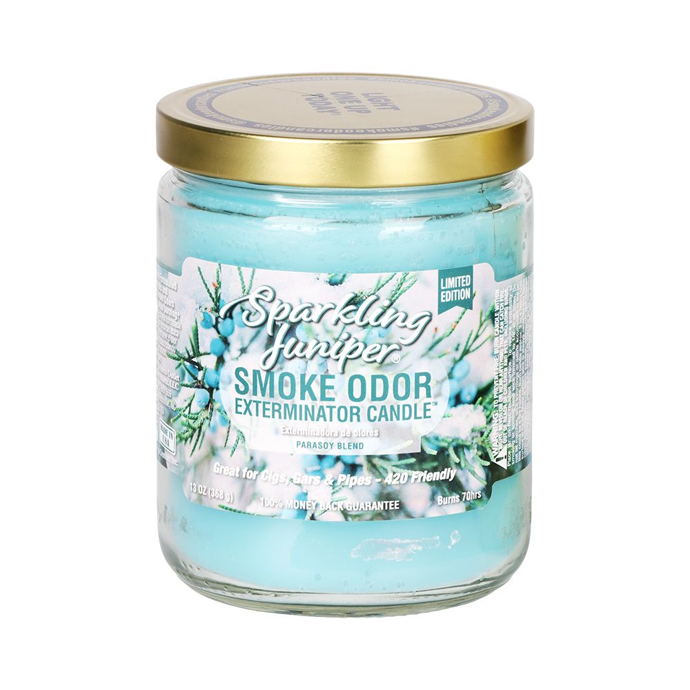 12CT BOX - Smoke Odor Exterminator Candles - Holiday Mix / 13oz