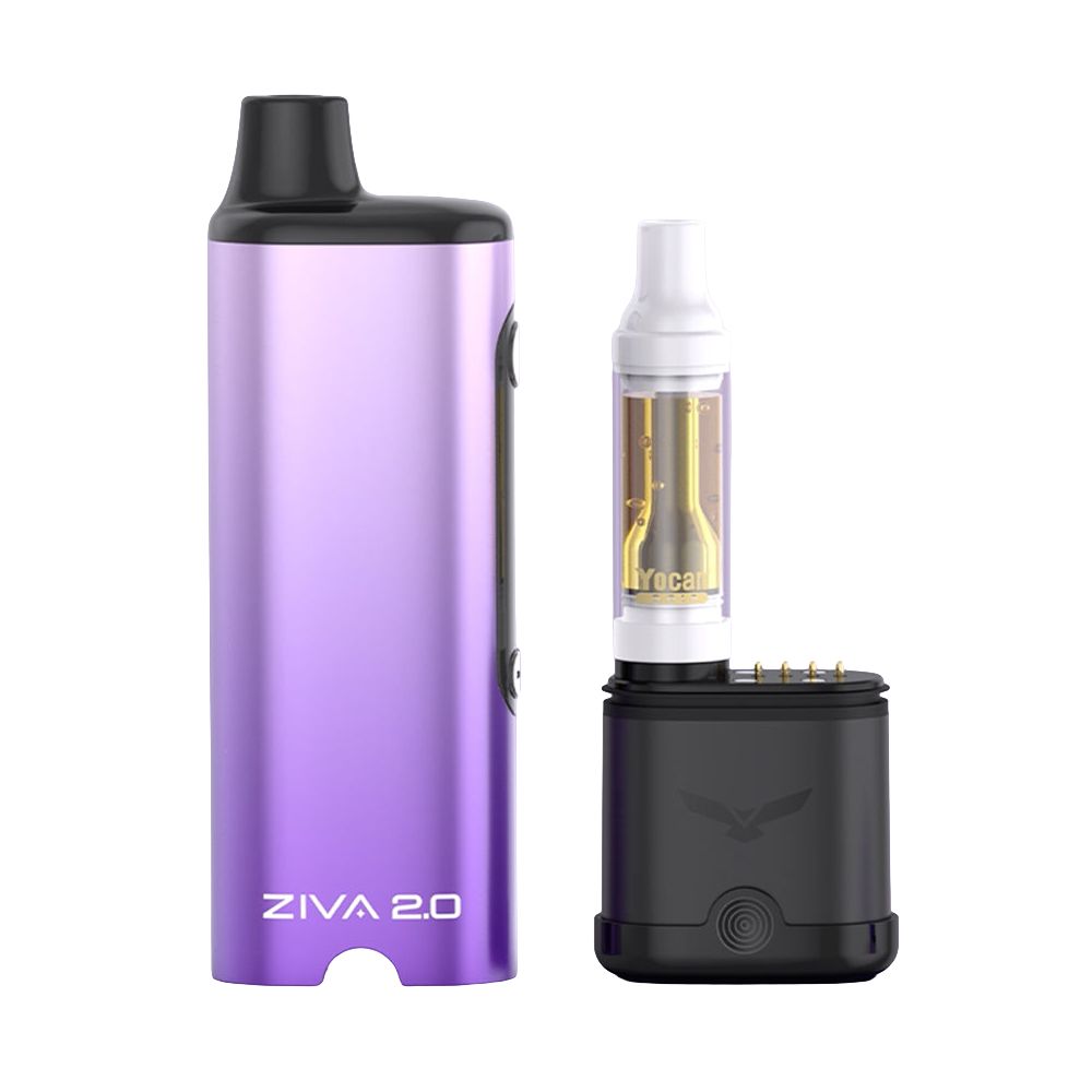 10CT DISPLAY - Yocan Ziva Pro 2.0 Auto-Draw 510 Battery - 650mAh / Assorted Colors