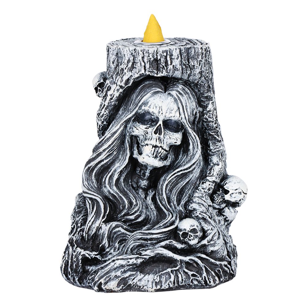 Death Tree Polyresin Backflow Incense Burner - 6"