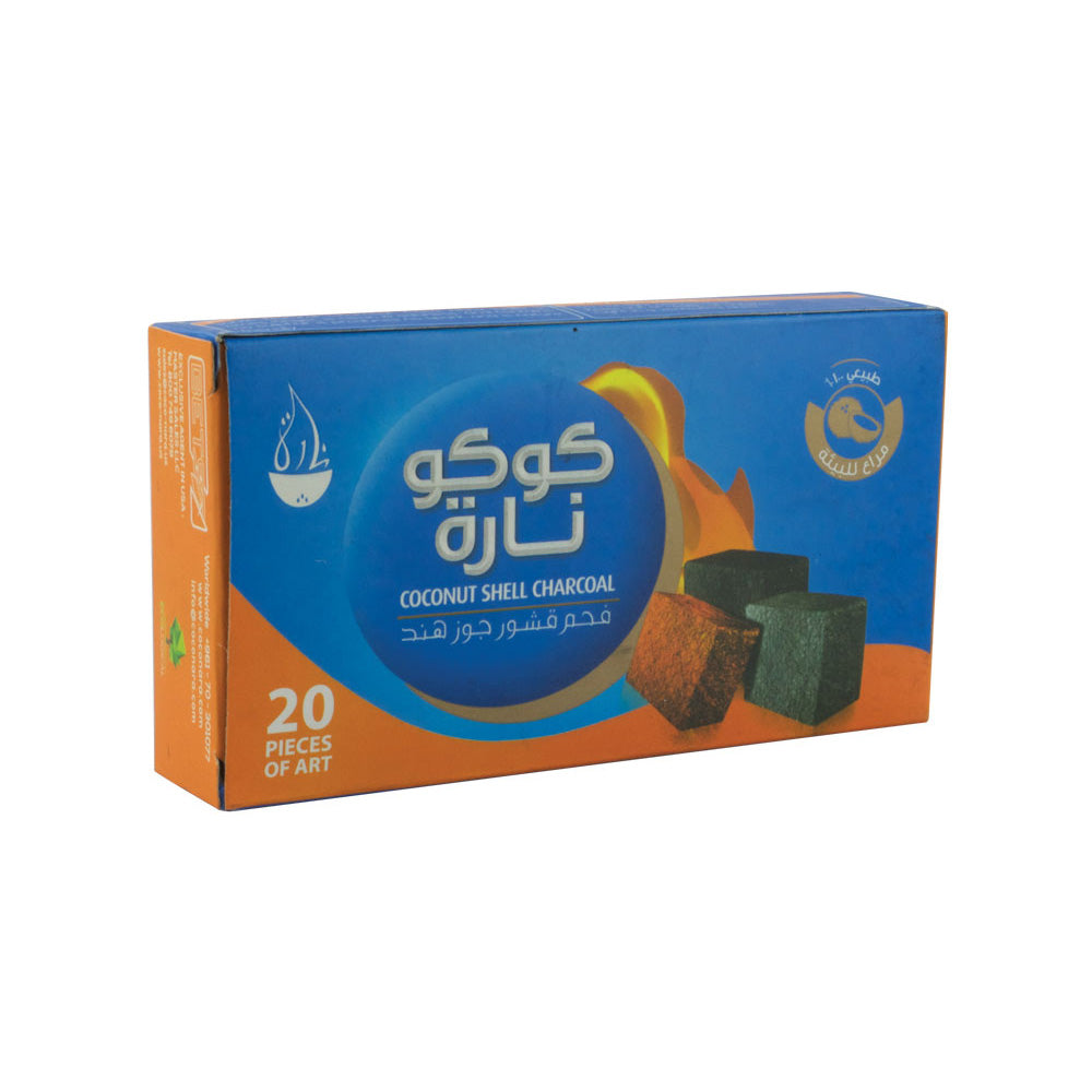 Coco Nara Hookah Charcoal 20pcs