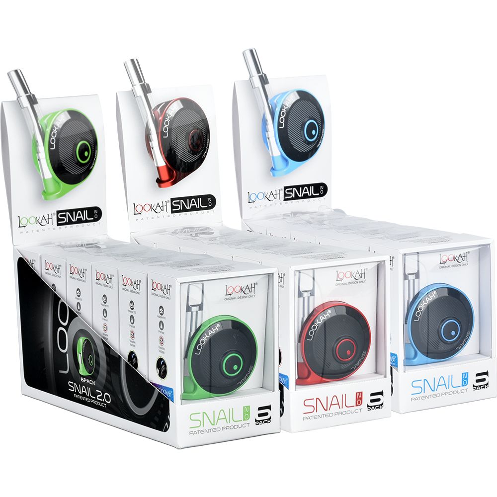 Lookah Snail 2.0 Variable Voltage 510 Vape Battery | 6pcs