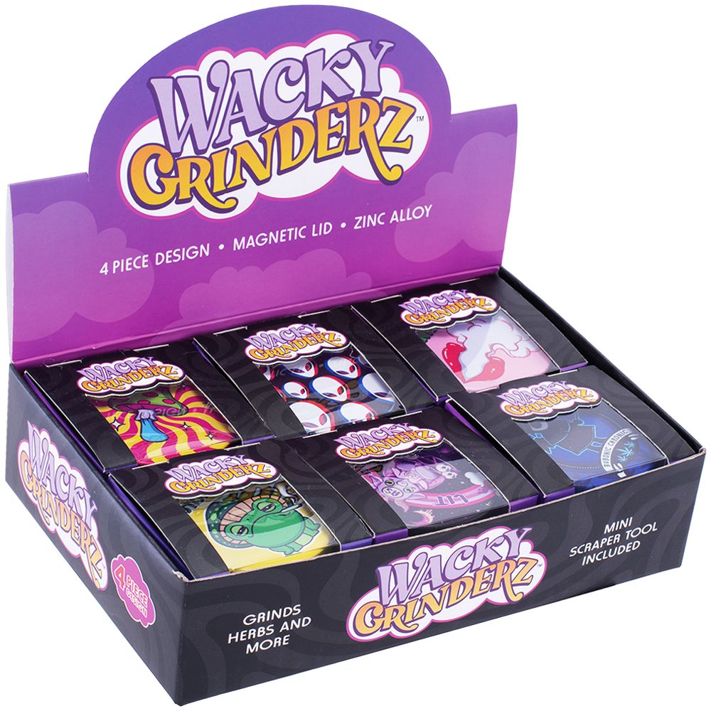 Wacky Grinderz Classic Wacky Assortment - 2.5" / 4pc / 6ct