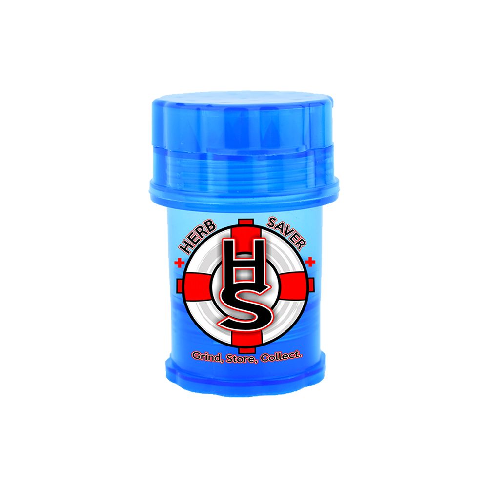 HerbSaver Mini Grinder - 2.5" x 1.5" / 4pc / 12ct