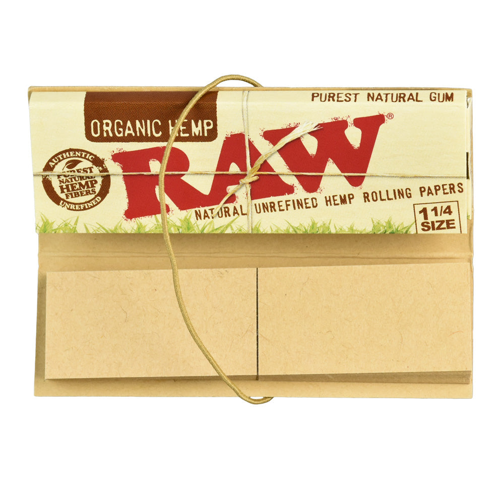 Raw Organic Hemp 1Â¼ Connoisseur Rolling Papers - 25PC